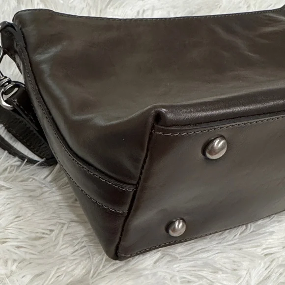 Patricia Nash Dark Brown Leather Crossbody Bag - Picture 10 of 10
